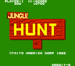 Jungle Hunt (US) Title Screen